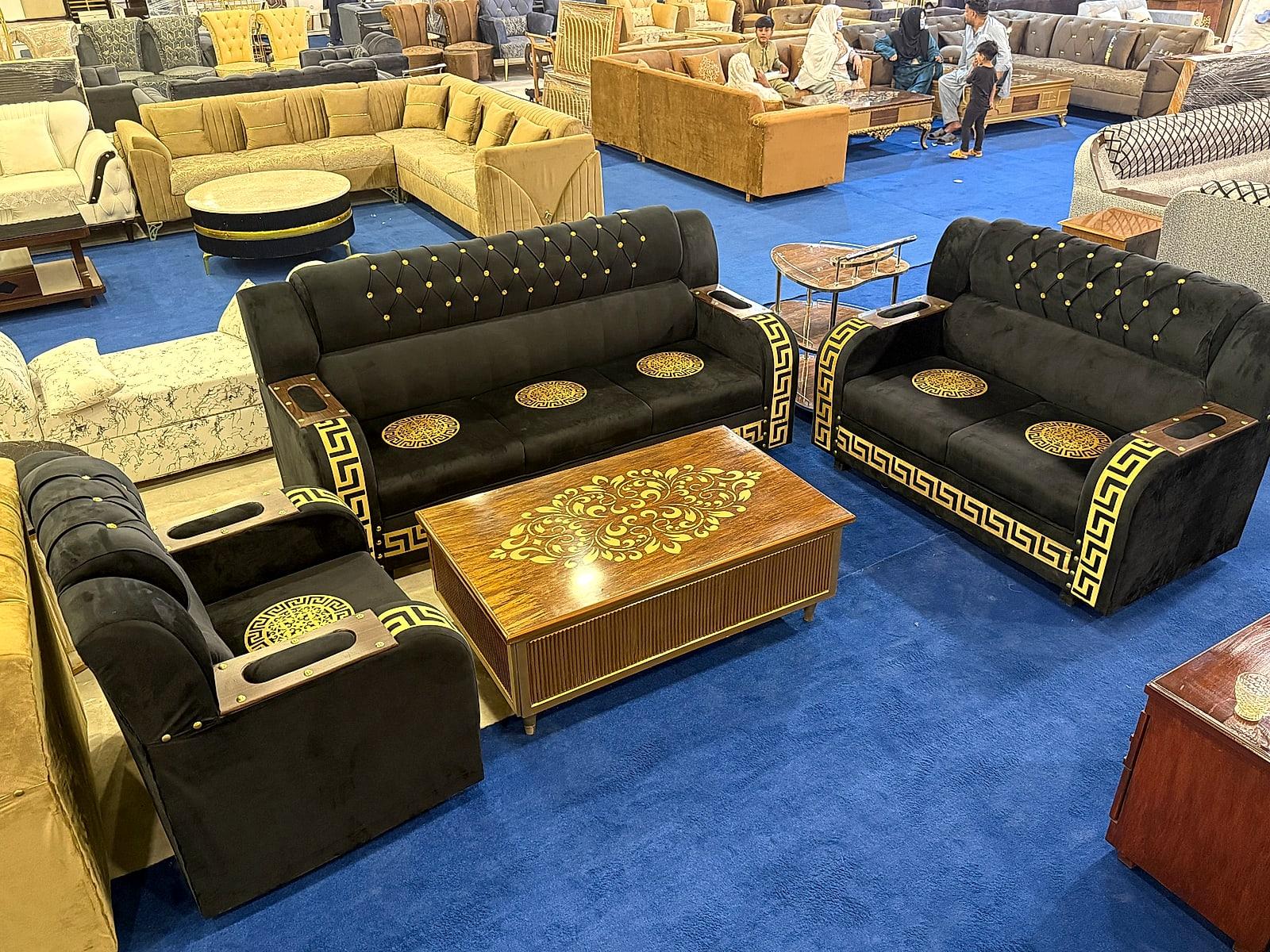 Emerald Velvet Sofa Suite · sofa