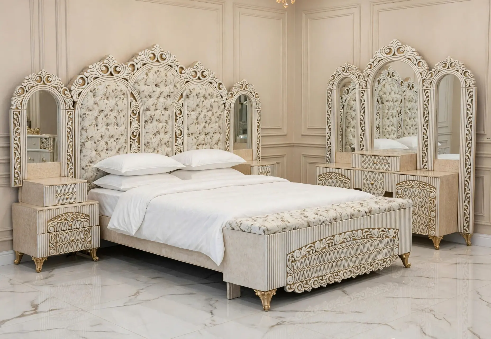 Chinioti Poshish Bed Set (3-Piece)