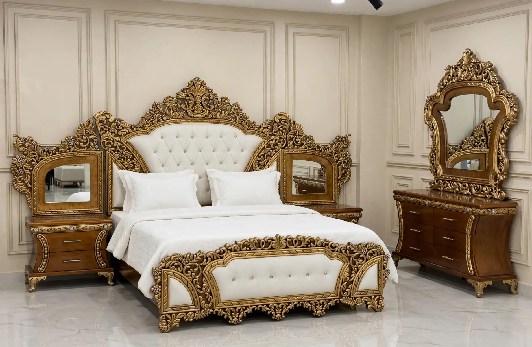 Chinioti Khangi Bed Set