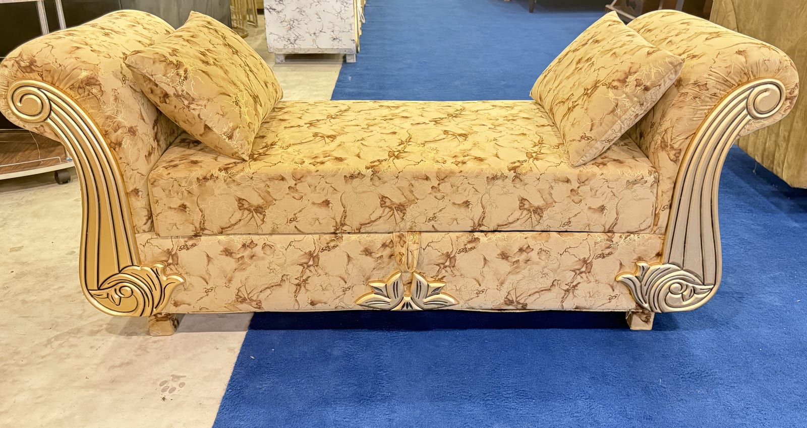 Velvet Drawing Room Settee · Settees